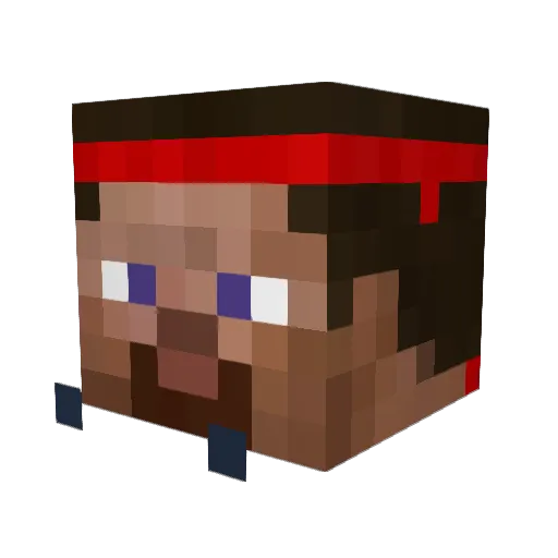 Carber_THE_GEART Minecraft avatar head, 3D render