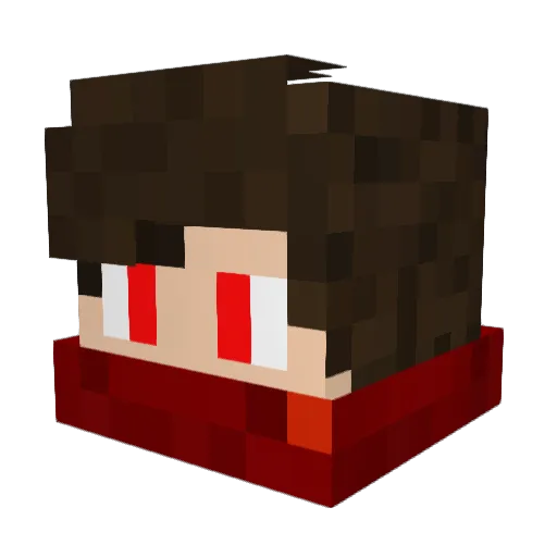 CarbonD3 Minecraft avatar head, 3D render