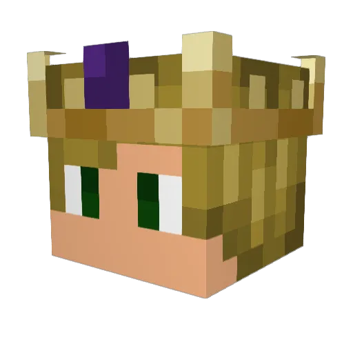CarbonOwl5801 Minecraft avatar head, 3D render
