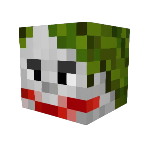 Carbon_Khaos Minecraft avatar head, 3D render