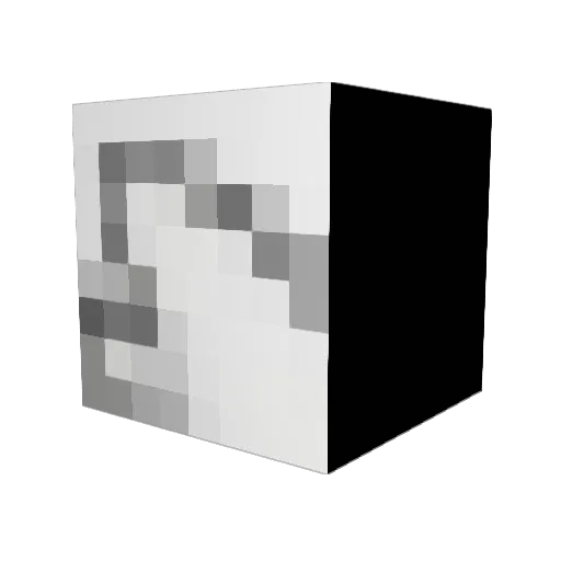 Carbonated_H2O Minecraft avatar head, 3D render