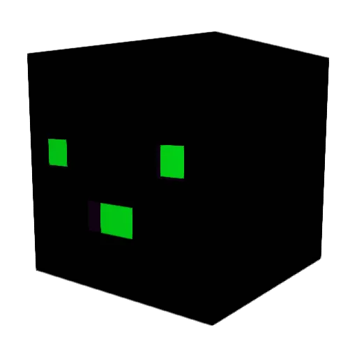 CarcaMa Minecraft avatar head, 3D render