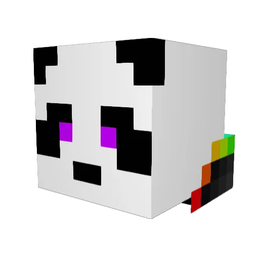CardBoardBox Minecraft avatar head, 3D render