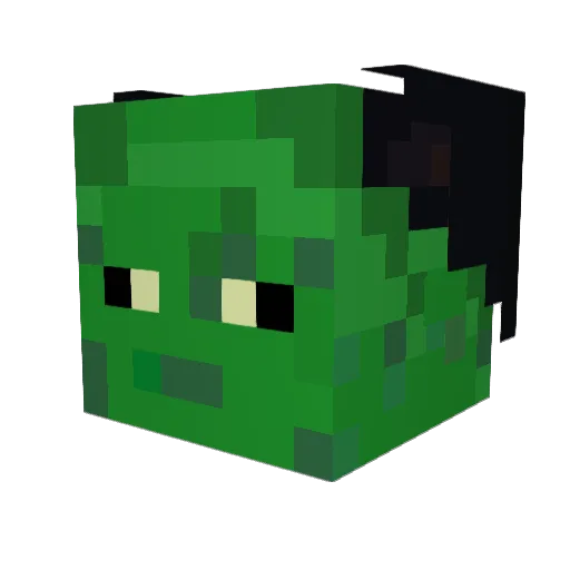 CardBoardTrees Minecraft avatar head, 3D render