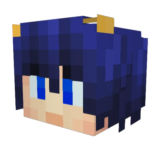 CardCaph Minecraft avatar head, 3D render