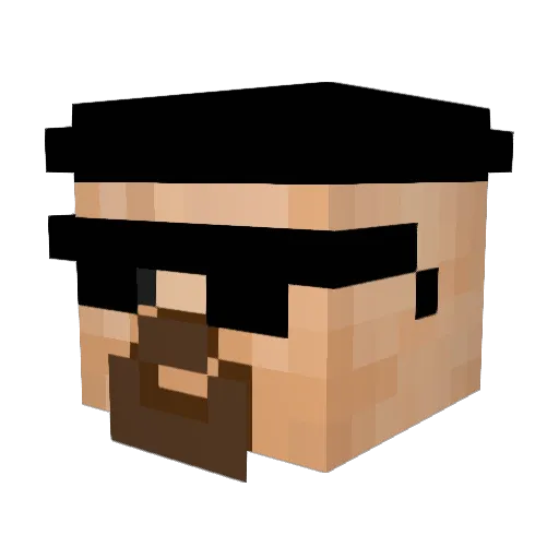 CardRanger8337 Minecraft avatar head, 3D render