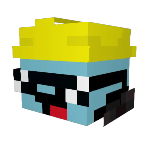 Cardcelery49821 Minecraft avatar head, 3D render