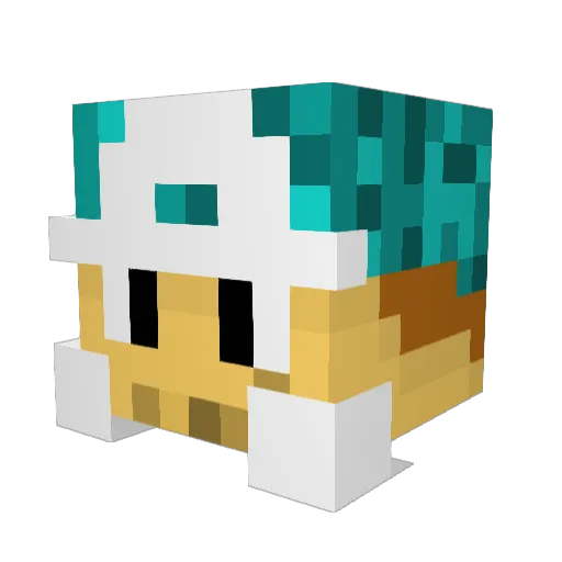 CardianChevalier Minecraft avatar head, 3D render