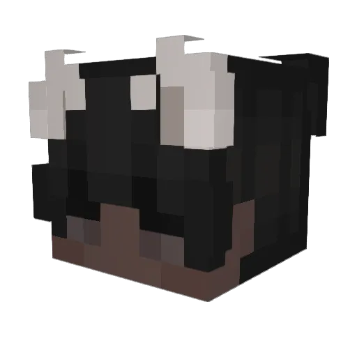 Cardier Minecraft avatar head, 3D render