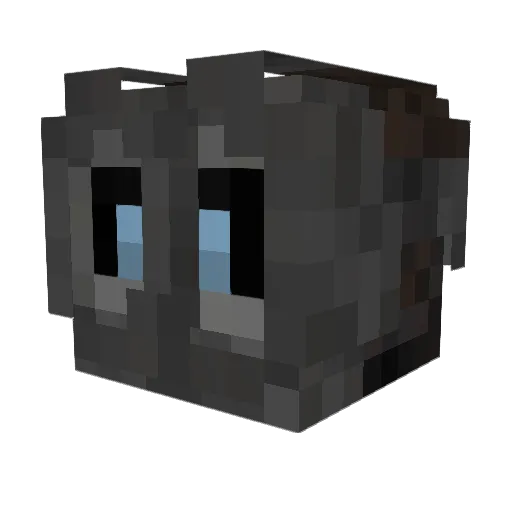 CardinN404 Minecraft avatar head, 3D render