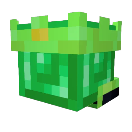 Cardinalos Minecraft avatar head, 3D render