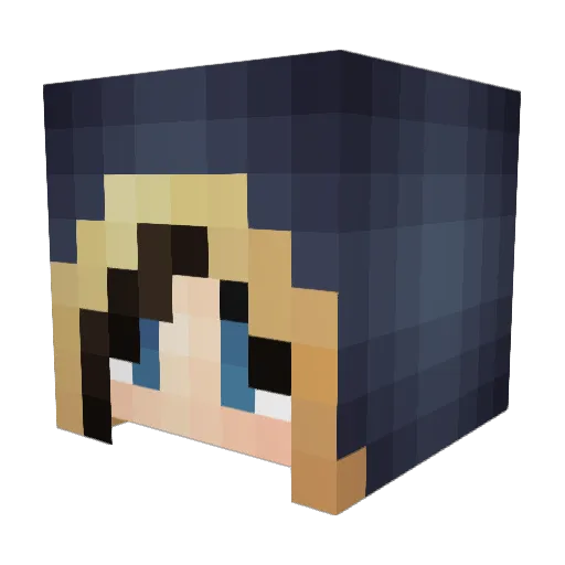 Cardonell Minecraft avatar head, 3D render