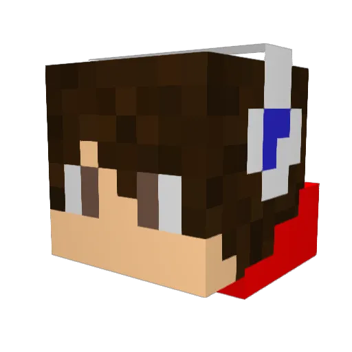 CardosaoBR Minecraft avatar head, 3D render