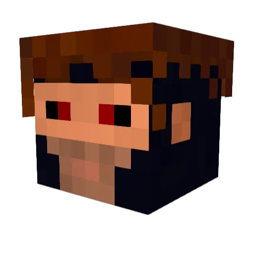 CardsHunter Minecraft avatar head, 3D render