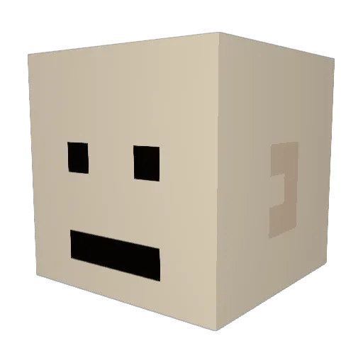 Carebear4826 Minecraft avatar head, 3D render