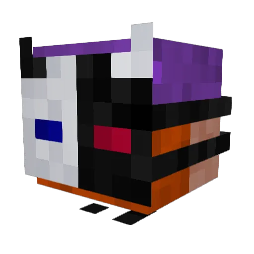 Carel3ssJ Minecraft avatar head, 3D render