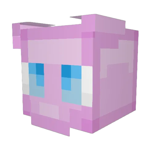 Carenco Minecraft avatar head, 3D render