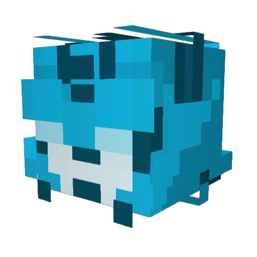 CaretakerNick Minecraft avatar head, 3D render