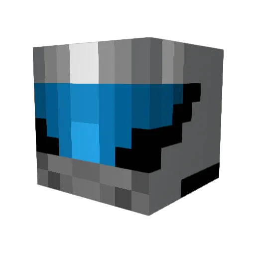 Carfalog Minecraft avatar head, 3D render