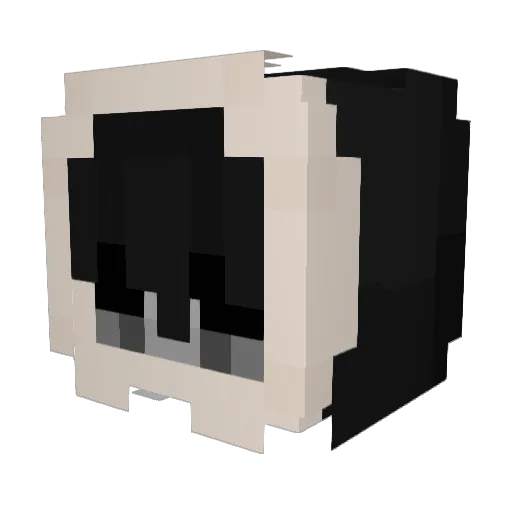 Cargua Minecraft avatar head, 3D render