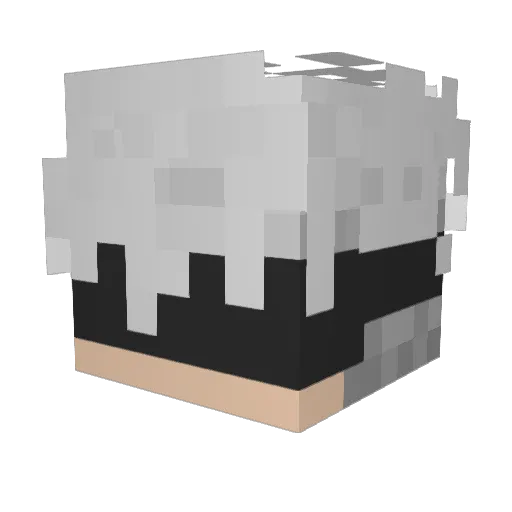 Carhillion Minecraft avatar head, 3D render