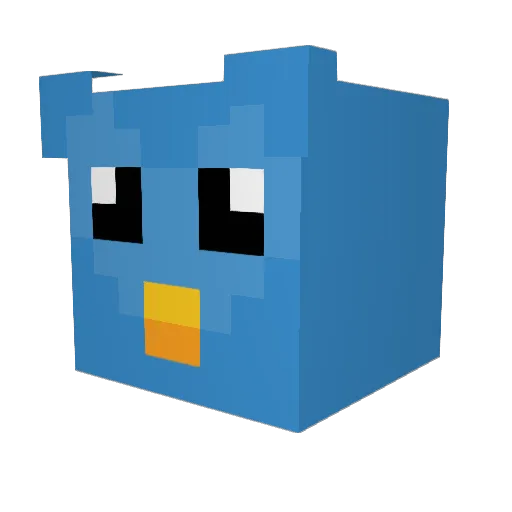 CaribbeanMaster Minecraft avatar head, 3D render