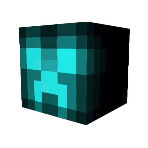 Caribkid Minecraft avatar head, 3D render