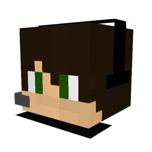 CarinaKindbom Minecraft avatar head, 3D render