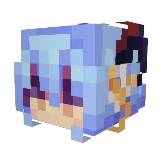 CarinhAleatori0 Minecraft avatar head, 3D render