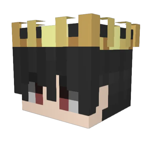 Carl7129 Minecraft avatar head, 3D render