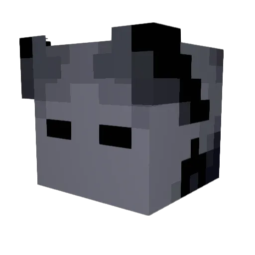CarlJohnson11 Minecraft avatar head, 3D render