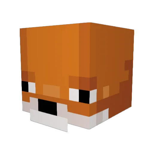 CarlLiggleBottom Minecraft avatar head, 3D render