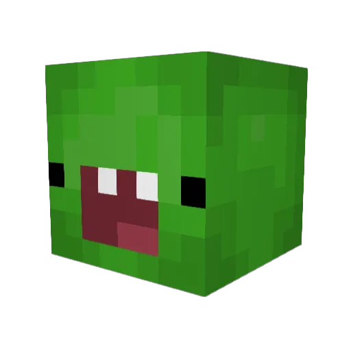 Carl_Goated Minecraft avatar head, 3D render