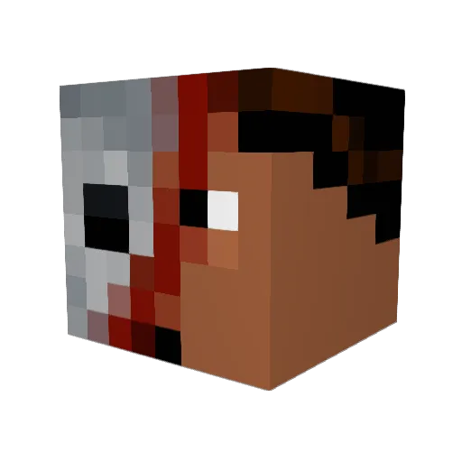 Carl_Steele Minecraft avatar head, 3D render