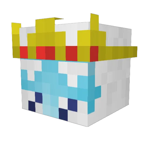 Carla123457 Minecraft avatar head, 3D render