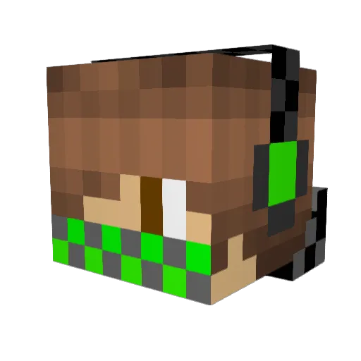 Carla_987 Minecraft avatar head, 3D render