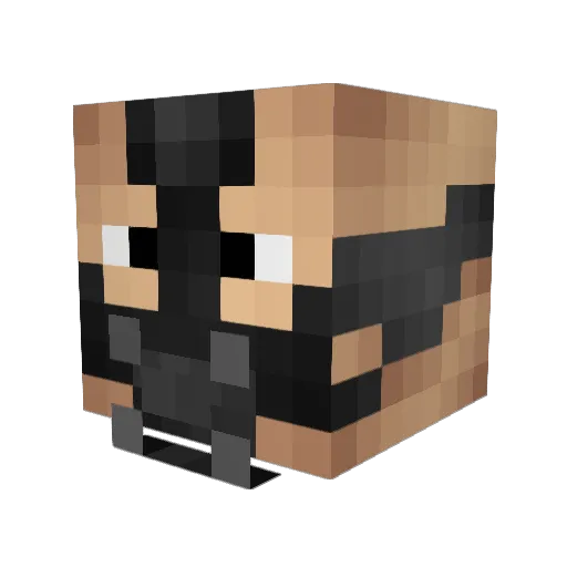 Carlito88 Minecraft avatar head, 3D render
