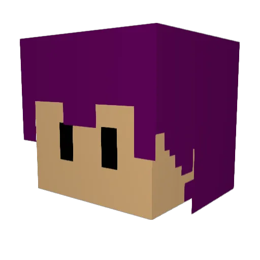 CarlitosPlay Minecraft avatar head, 3D render