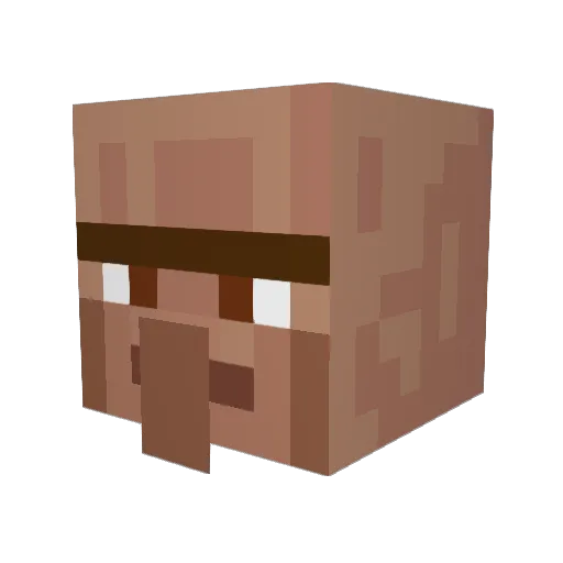 Carlitus331 Minecraft avatar head, 3D render