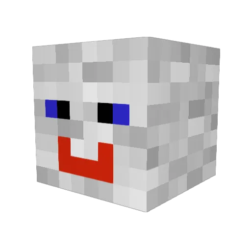 Carlo0716 Minecraft avatar head, 3D render