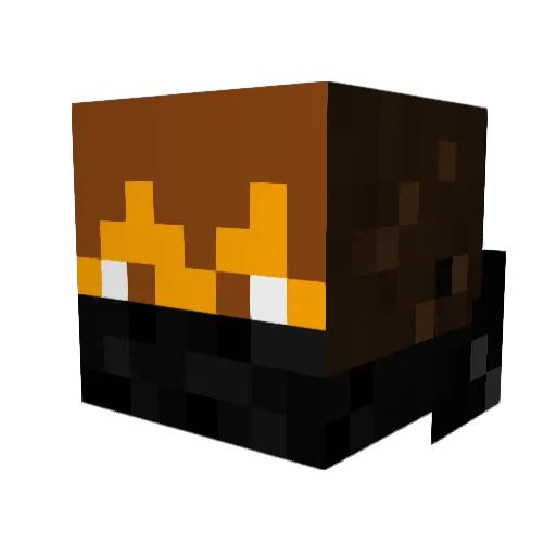Carlo_is_a_BoSS Minecraft avatar head, 3D render