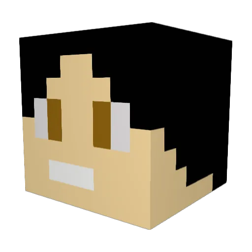 Carlos021406 Minecraft avatar head, 3D render