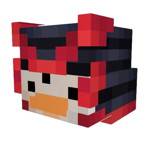 Carlos14b51 Minecraft avatar head, 3D render