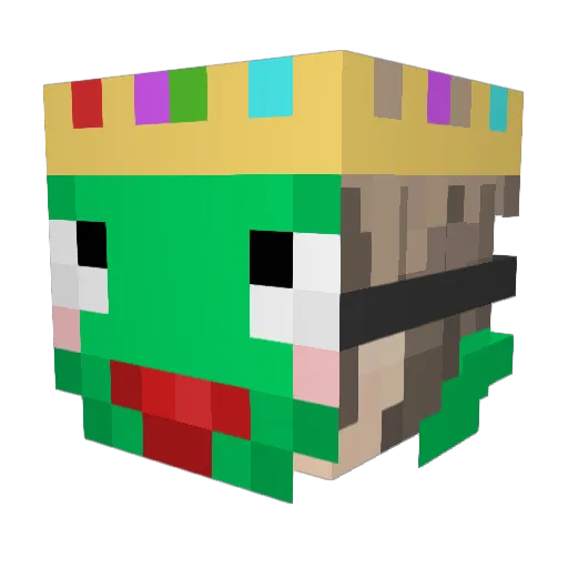 Carlos6900 Minecraft avatar head, 3D render