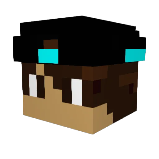 CarlosHRZ Minecraft avatar head, 3D render