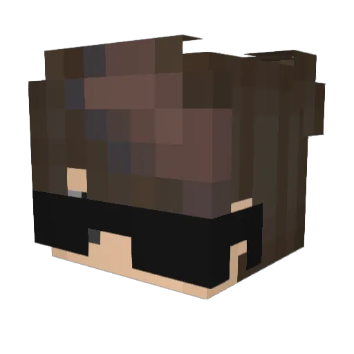 CarlosMC4855 Minecraft avatar head, 3D render