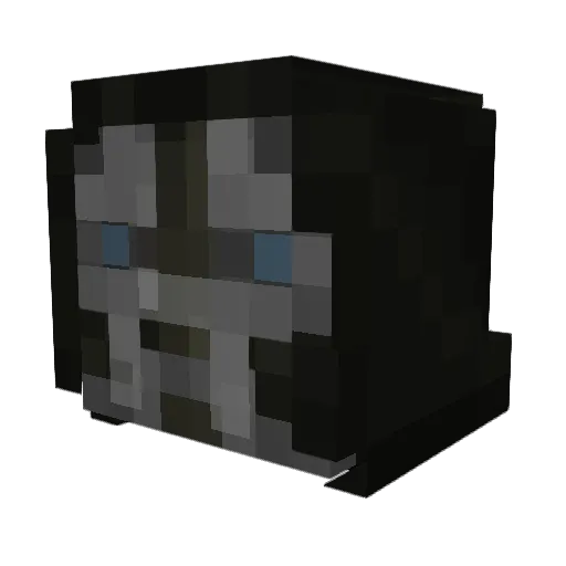 CarlosMalaga Minecraft avatar head, 3D render