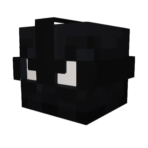 CarlosValencia Minecraft avatar head, 3D render