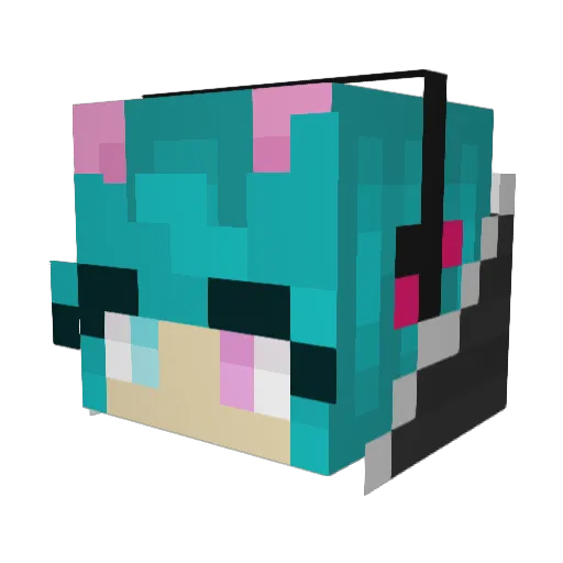 Carlos_2765 Minecraft avatar head, 3D render