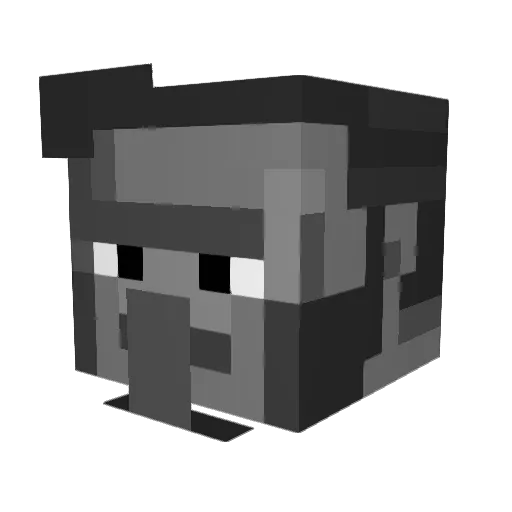 Carlos_Otarjz Minecraft avatar head, 3D render